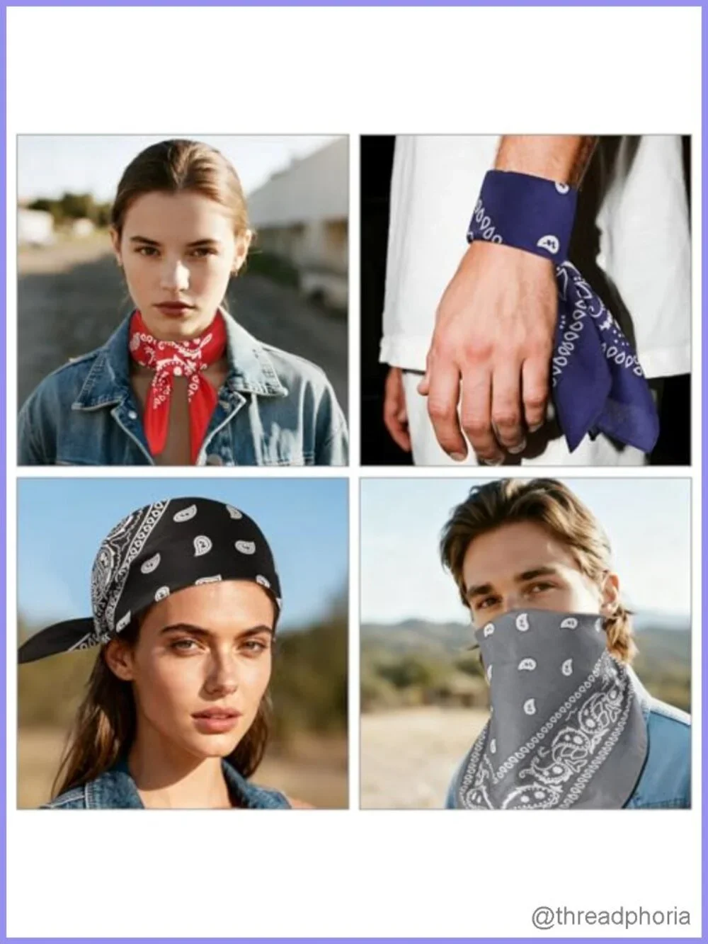 16 Pack Polyester Novelty Bandanas Multi-Purpose Headbands Scarf Unisex